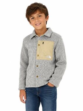 The North Face Kids Boys
Fleece Snap Jacket Size M 10